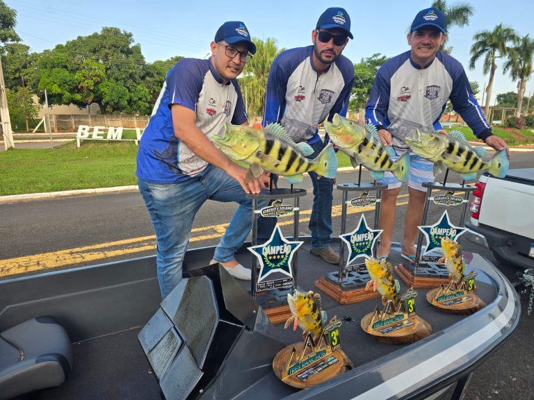 Equipe de Três Ranchos é campeã da final do Circuito Goiano de Pesca Esportiva