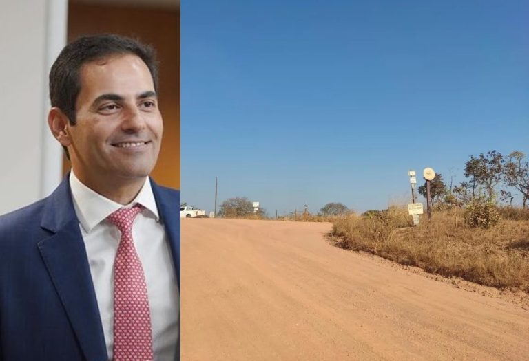 Deputado Jamil Calife pede asfalto para a estrado do Paraíso, em Ouvidor