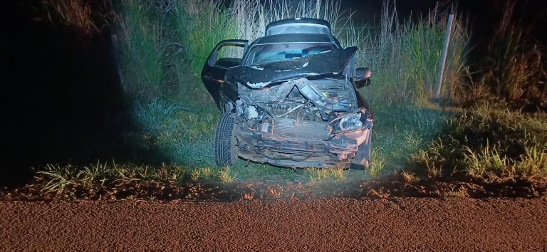 Motorista sem habilitação se envolve em acidente na BR-050, em Campo Alegre de Goiás
