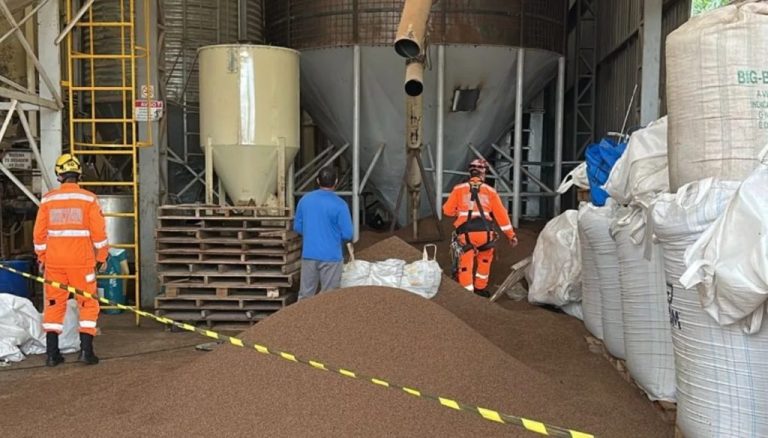 Trabalhador morre soterrado em silo de ração para peixe em Uberlândia