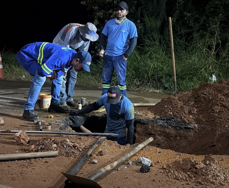 SAE trabalha para solucionar problemas de abastecimento no Santa Terezinha e Jardim Paraíso