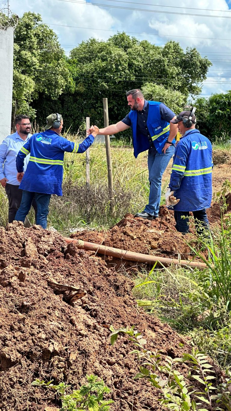 Abastecimento de água é restabelecido após rompimento de tubulação em Catalão