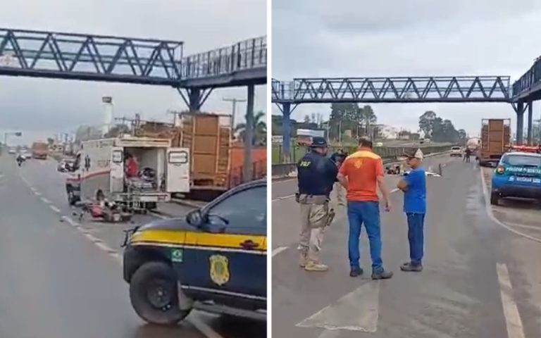 Mulher morre em acidente na BR-060 em Anápolis, após colidir com caminhão