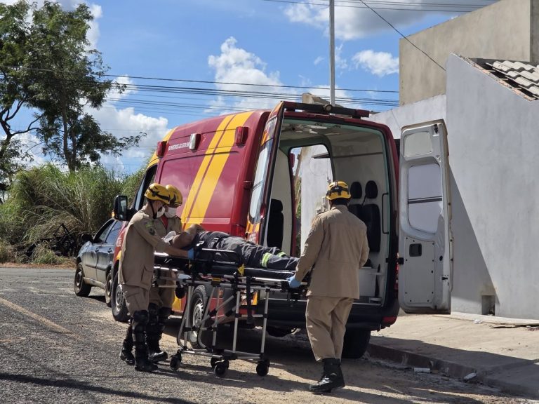 Trabalhador sofre queda de 6 metros após choque elétrico em Catalão