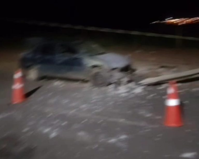 Polícia Militar prende condutor embriagado após causar acidente, em Catalão