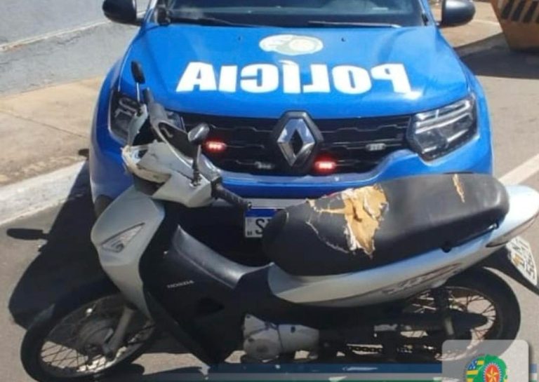 Adolescentes são apreendidos por furto de motocicleta, em Goiandira