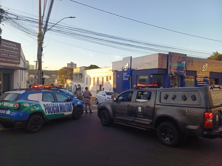 Suspeito invade clínica, furta objetos e foge; polícia faz cerco em Catalão