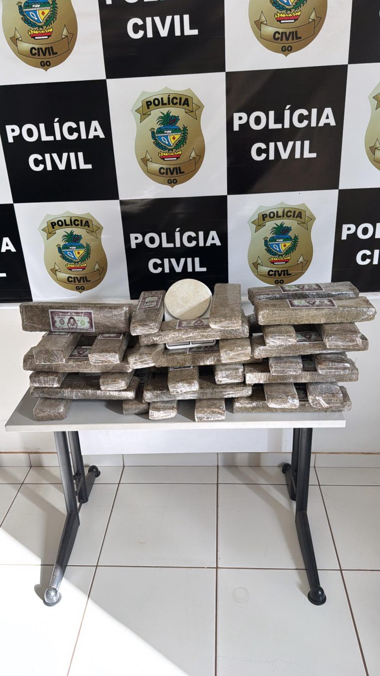 Suspeito de tráfico é preso com quase 40 kg de maconha em Catalão