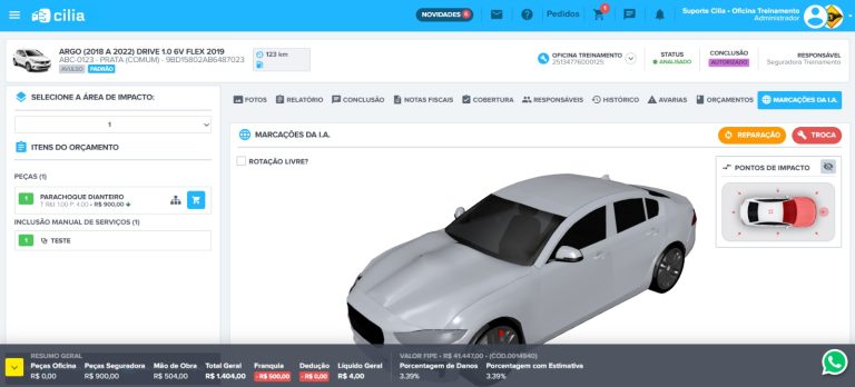 Tecnologia goiana permite orçamento de conserto de veículos por foto de celular