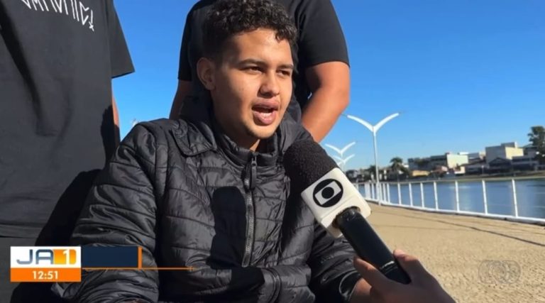 Samuel perdeu a visão de um olho após ser atropelado por médico oftalmologista em Catalão