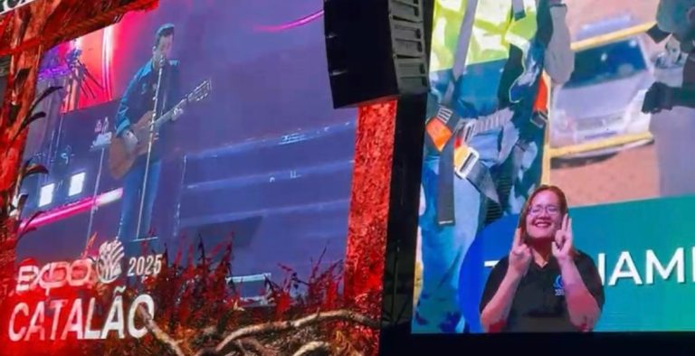 ExpoCatalão inclui intérpretes de Libras pela primeira vez