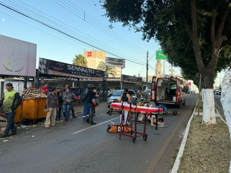 Dois idosos atropelados em Catalão no mesmo dia