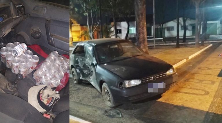 Motorista é preso por embriaguez ao volante após acidente em Ipameri
