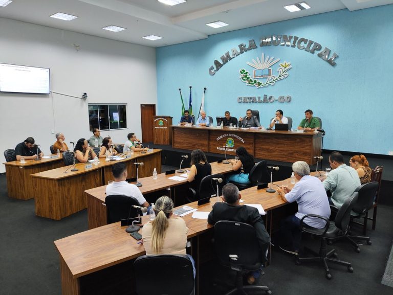 Câmara de Catalão debate orçamento de R$ 862 milhões em audiência pública