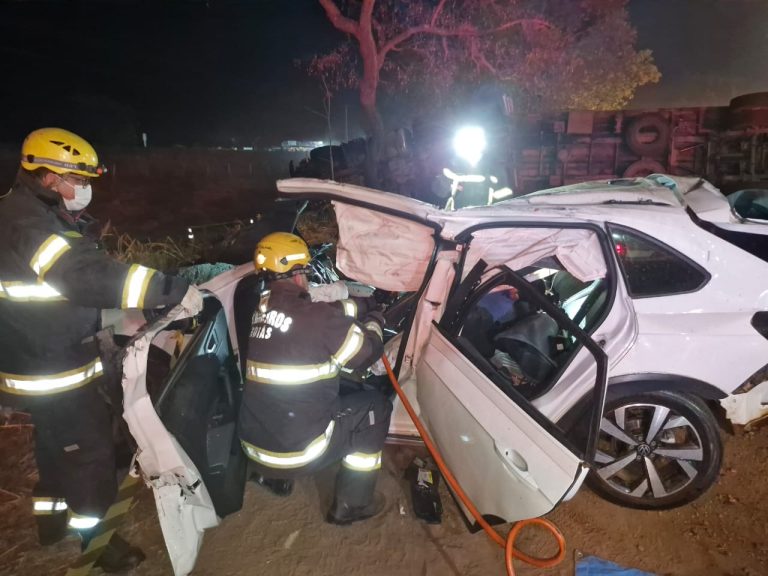 Goiás: Motorista bêbado causa acidente na BR-153 em Campinorte e mata oito; seis eram da mesma família