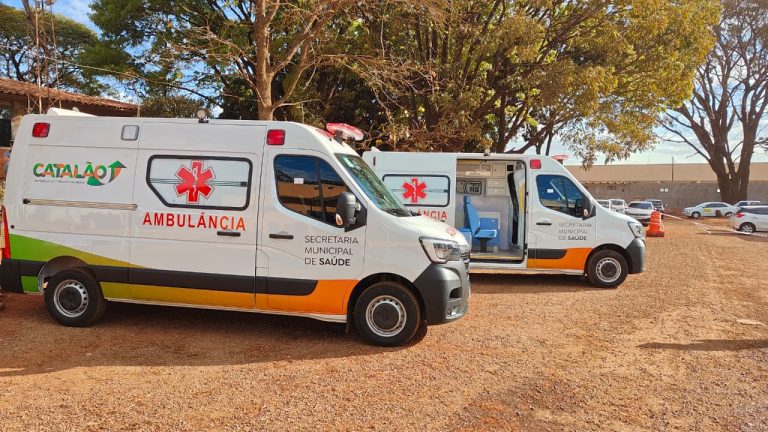 Prefeitura de Catalão investe R$ 933 mil na compra de três novas ambulâncias