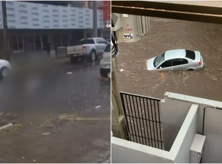 Temporal provocou estragos, alagamentos e deixou uma vítima fatal em Goiânia
