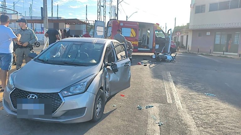 Três pessoas se ferem em cruzamento que acumula acidentes em Catalão