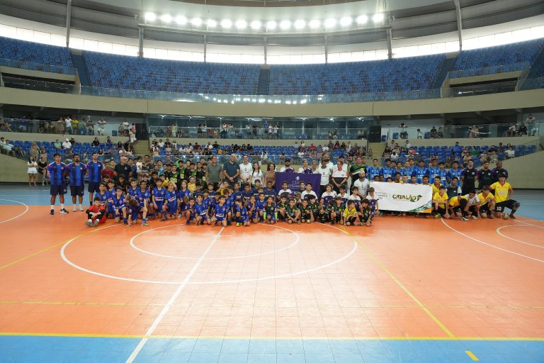 Final da Copa Catalana Kids de Futsal reúne 40 equipes e lota ginásio em Catalão