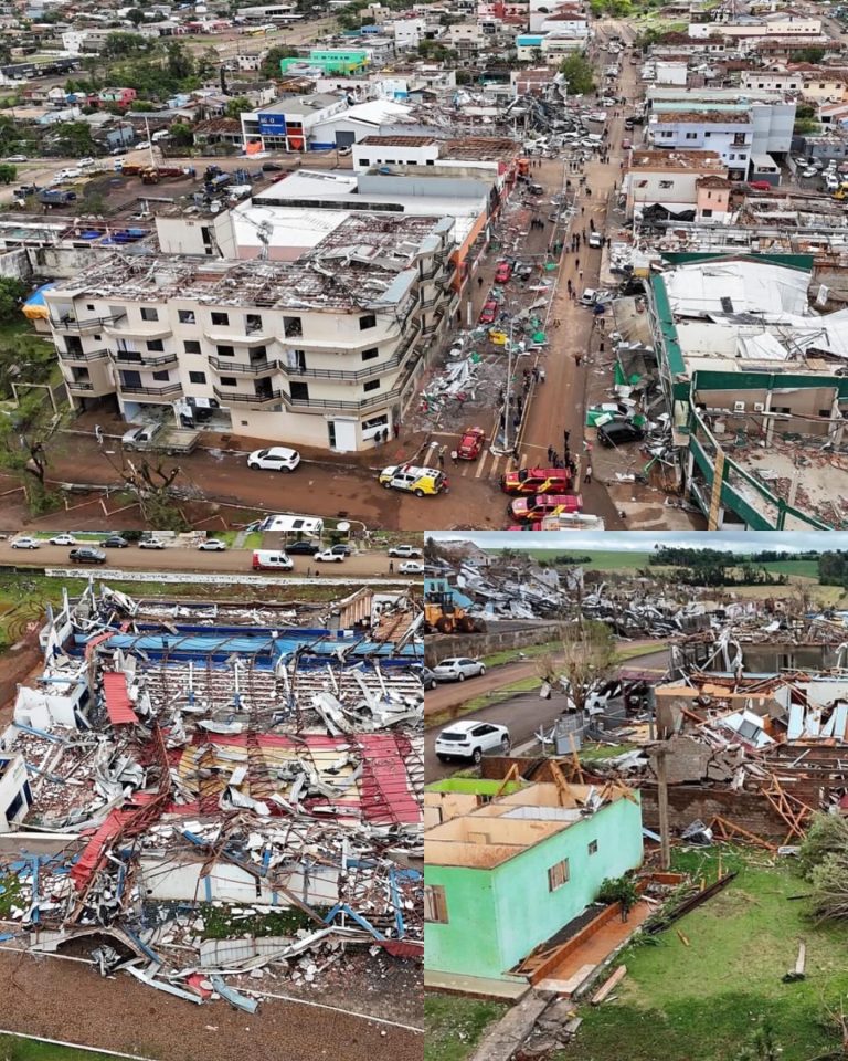 Tragédia no Paraná: tornado com ventos de 250 km/h destrói cidade e deixa mortos, feridos e desabrigados