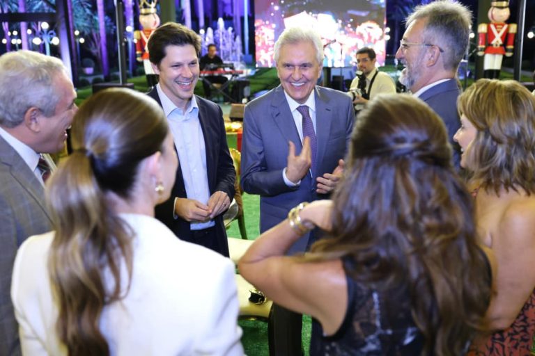 “Controle e gestão responsáveis caminham juntos em Goiás”, destaca Daniel Vilela em confraternização com TCE e TCM