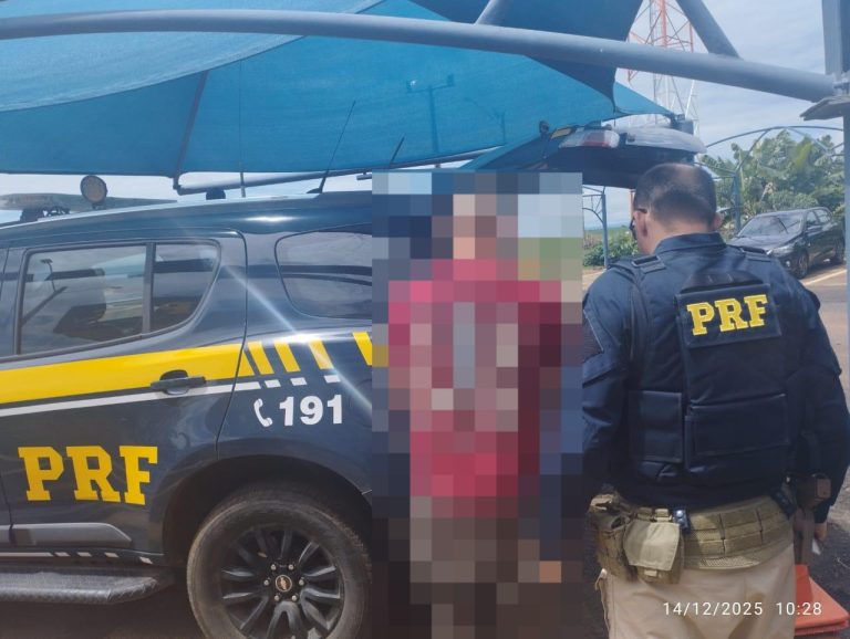 PRF cumpre mandado de prisão por estupro de vulnerável durante fiscalização em Catalão