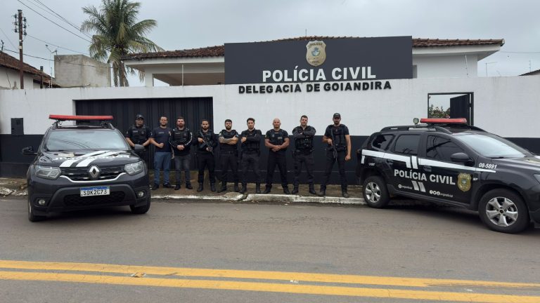 Polícia Civil cumpre mandados de busca em operação contra o tráfico em Goiandira