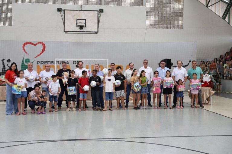 Natal do Bem leva alegria e diversão às crianças de Nova Aurora