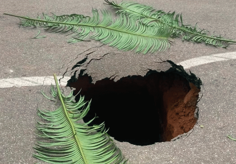 Buracão: Chuva danifica rede de drenagem e interdita a Avenida Raulina, no centro de Catalão