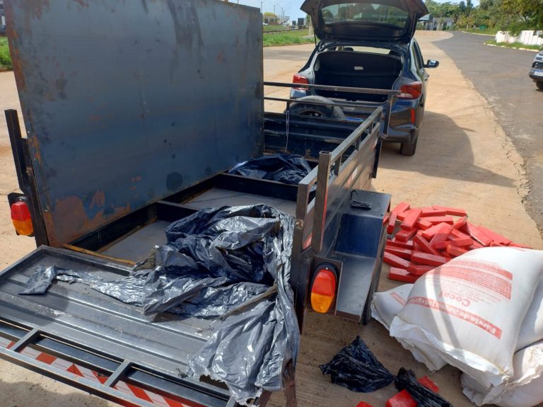 COD apreende 100 kg de maconha escondidos em fundo falso de carretinha em Catalão