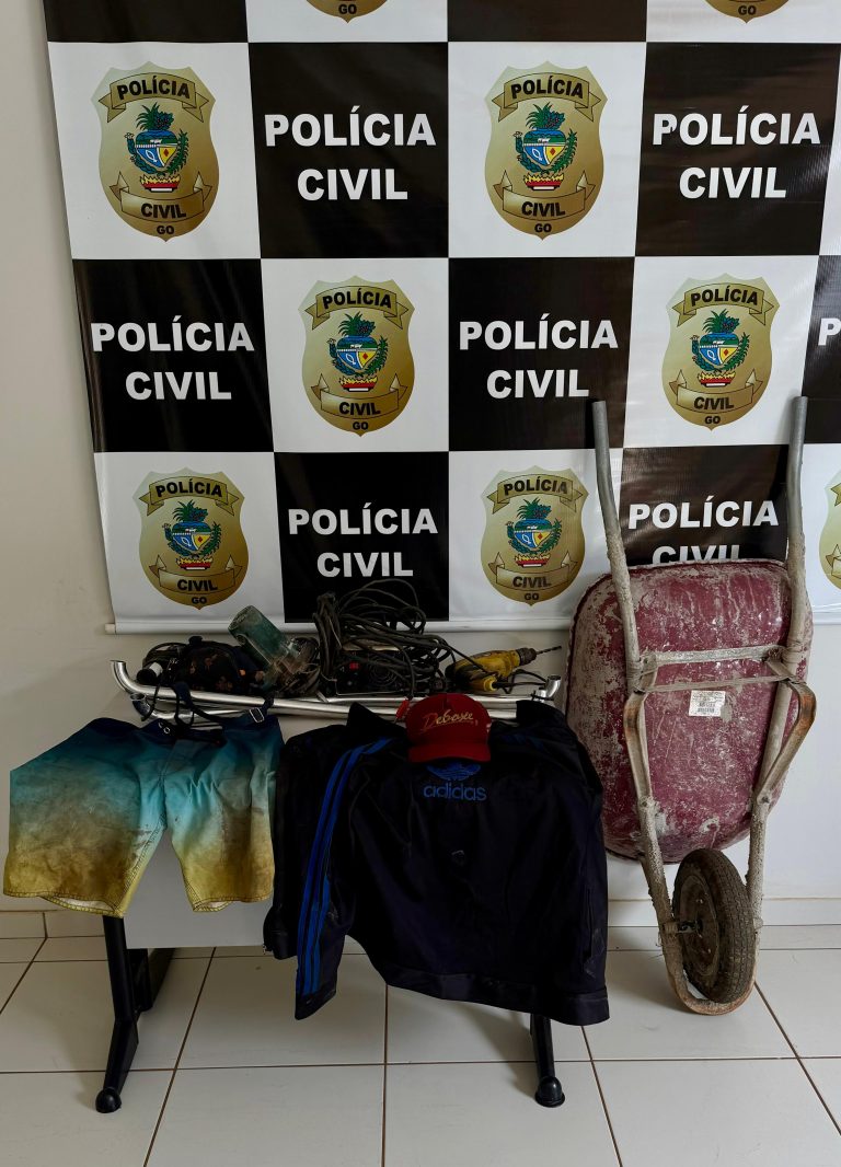 Operação integrada identifica autor de furtos em obras e desarticula rede de receptação em Catalão