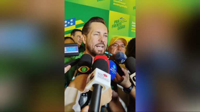 Em Jaraguá, Bruno Peixoto reforça apoio a Daniel Vilela e anuncia pré-candidatura a deputado federal