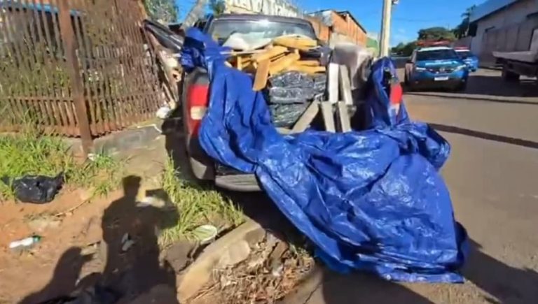 Ação da PRF e PMGO termina com apreensão de 500 kg de maconha na BR-060