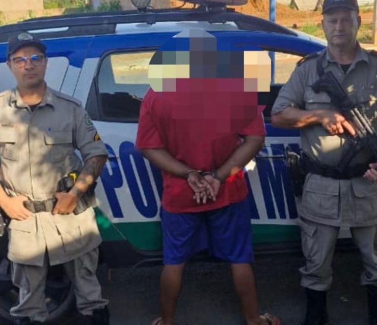 Homem é preso após tentar matar jovem com golpes de enxada em Campo Alegre de Goiás