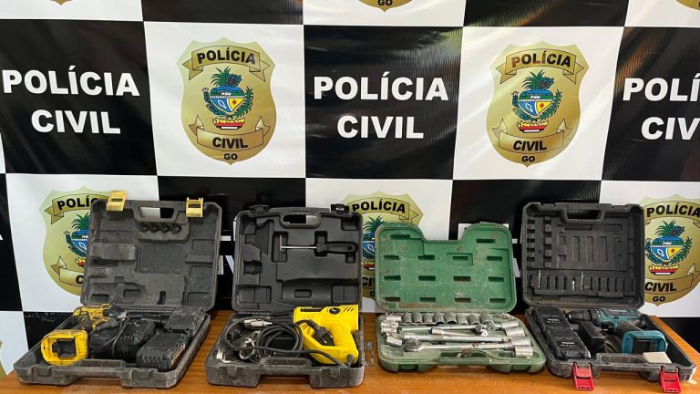 Polícia Civil prende suspeito de furtar ferramentas em galpão de Goiandira
