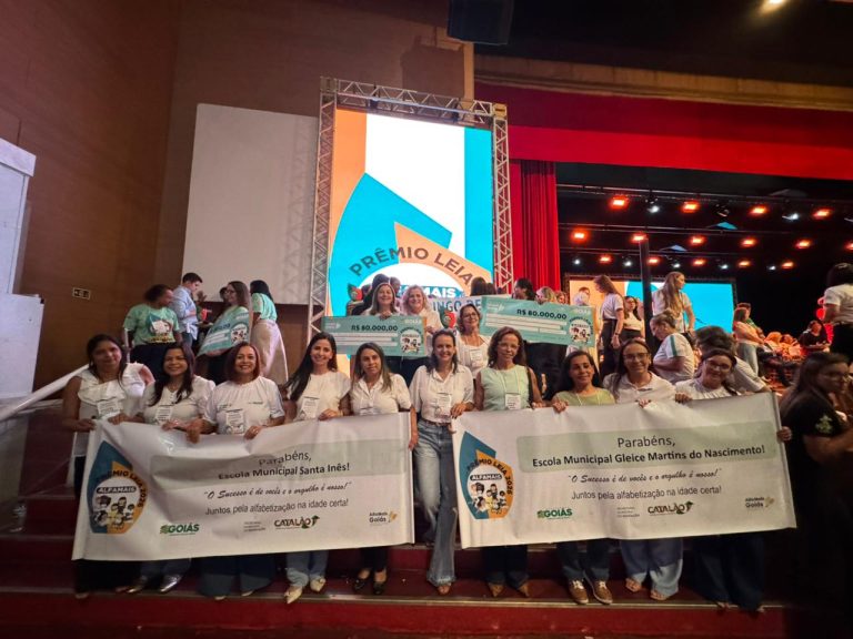 Catalão conquista reconhecimento estadual com duas escolas premiadas no Prêmio Leia 2026