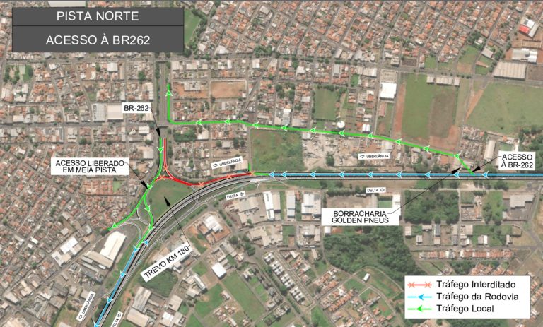 Intervenção na BR-050 em Uberaba altera tráfego neste domingo (12)