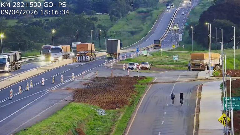 Ecovias anuncia fechamento de acesso provisório no km 283 da BR-050, em Catalão