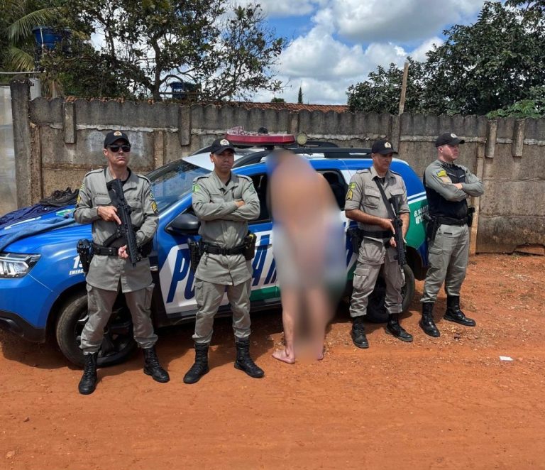 PM prende suspeito de violência sexual e lesão corporal grave em Ipameri