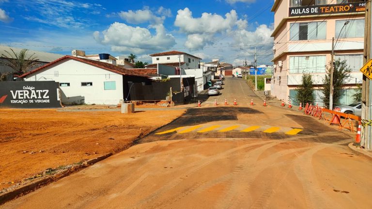 Após cerca de 50 dias, recuperação de via no bairro Mãe de Deus é finalizada em Catalão