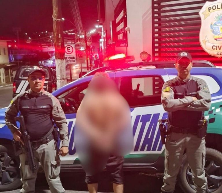 Pai é preso após invadir casa e ofender filha em Campo Alegre de Goiás