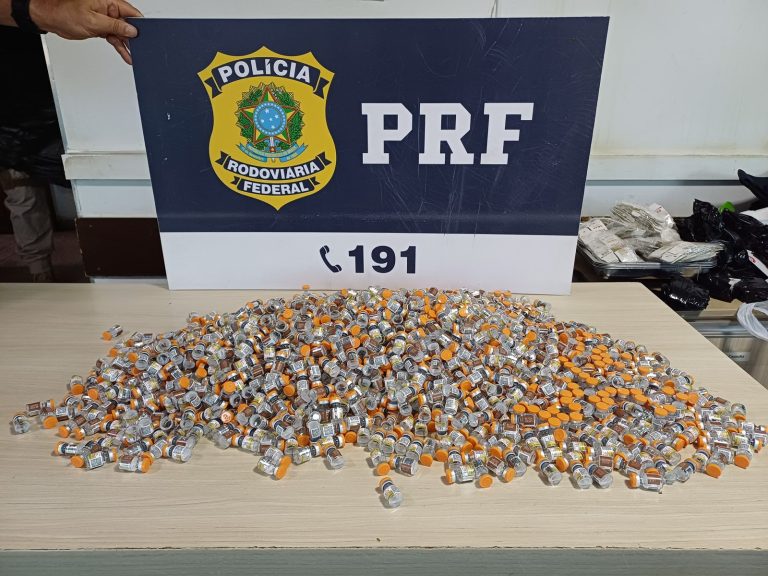PRF apreende 1,7 mil ampolas de tirzepatida avaliadas em R$ 2,5 milhões em Catalão