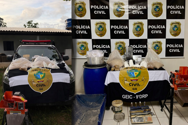 Polícia Civil apreende drogas avaliadas em R$ 1 milhão e prende suspeito em Catalão