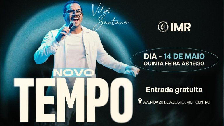 IMR Catalão recebe cantor gospel Vitor Santana em noite especial de louvor nesta quinta-feira