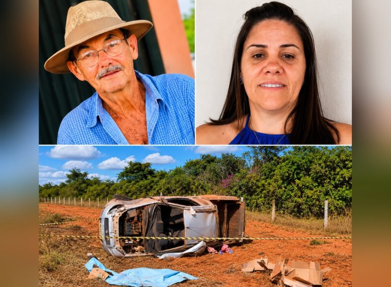 Pai e filha morrem após grave capotamento na GO-210 entre Goiandira e Nova Aurora