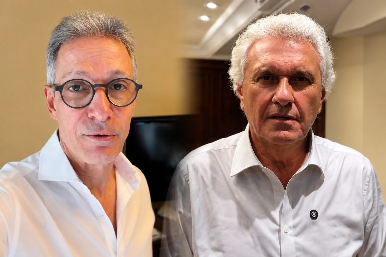 Áudio de Flávio Bolsonaro enviado ao banqueiro Daniel Vorcaro provoca reação de Romeu Zema e Ronaldo Caiado