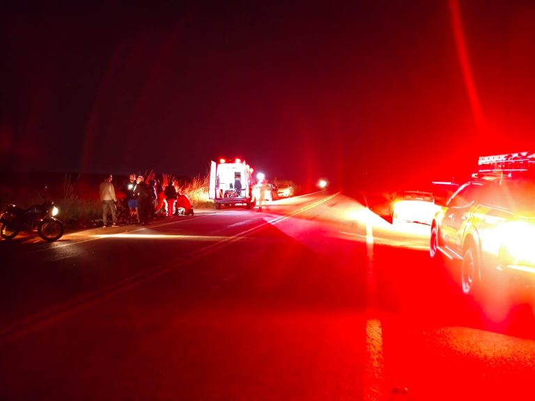 Motocicleta atinge patinete elétrico Catalão e Goiandira e deixa homem ferido