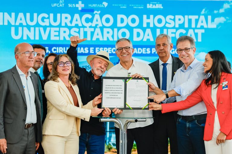Novo Hospital Universitário de Catalão atenderá 55 municípios após inauguração de Lula