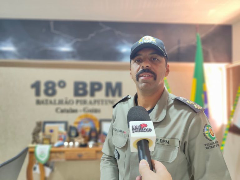 Ao Blog do Badiinho, comandante do 18º BPM destaca Pedalada Contra as Drogas em Catalão