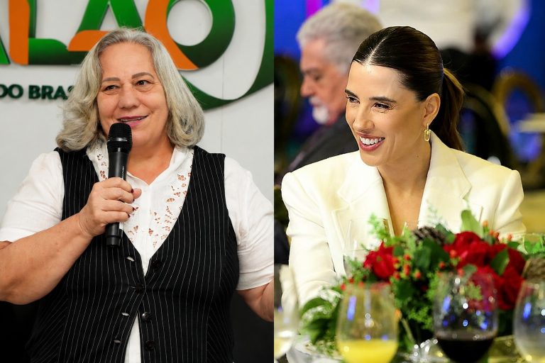 Ao lado de Dona Neusa, Iara Villela participa da entrega de 895 cartões da OVG em Catalão